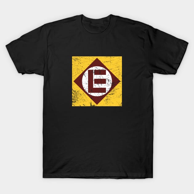 Distressed Erie Lackawanna Railway T-Shirt by Railway Tees For All